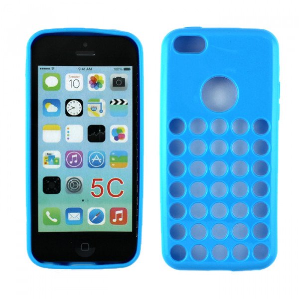 Wholesale iPhone 5C Colorful TPU Case (Blue)